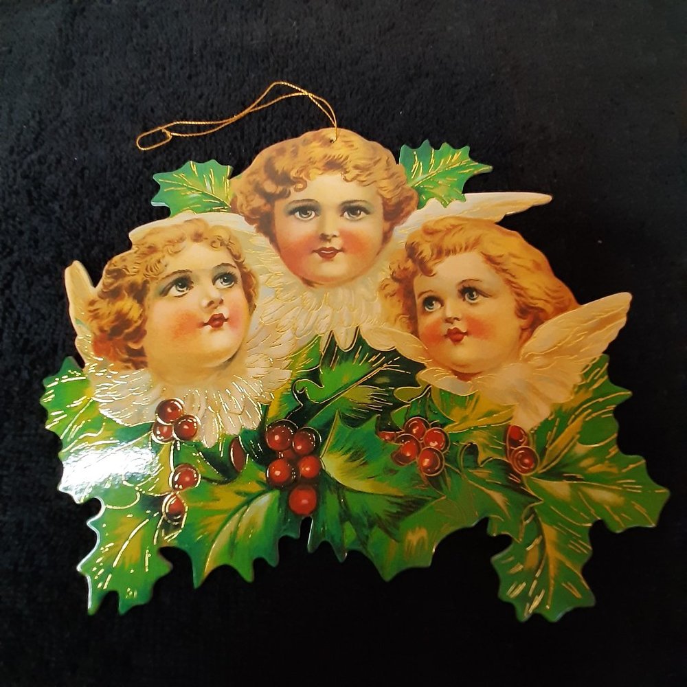 Vtg 1993 Shackman Angel Christmas Ornament 9666